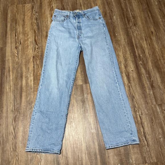 Levi's Denim - Levi's Ribcage Straight Jeans Women's 27 Button Fly Premium Denim High Rise Fit